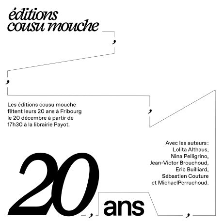 photo associée à l'événement 20 ans des Éditions Cousu Mouche