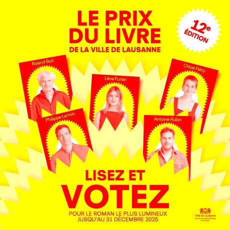 photo associée à l'événement Prix du livre de la Ville de Lausanne – 12e Édition